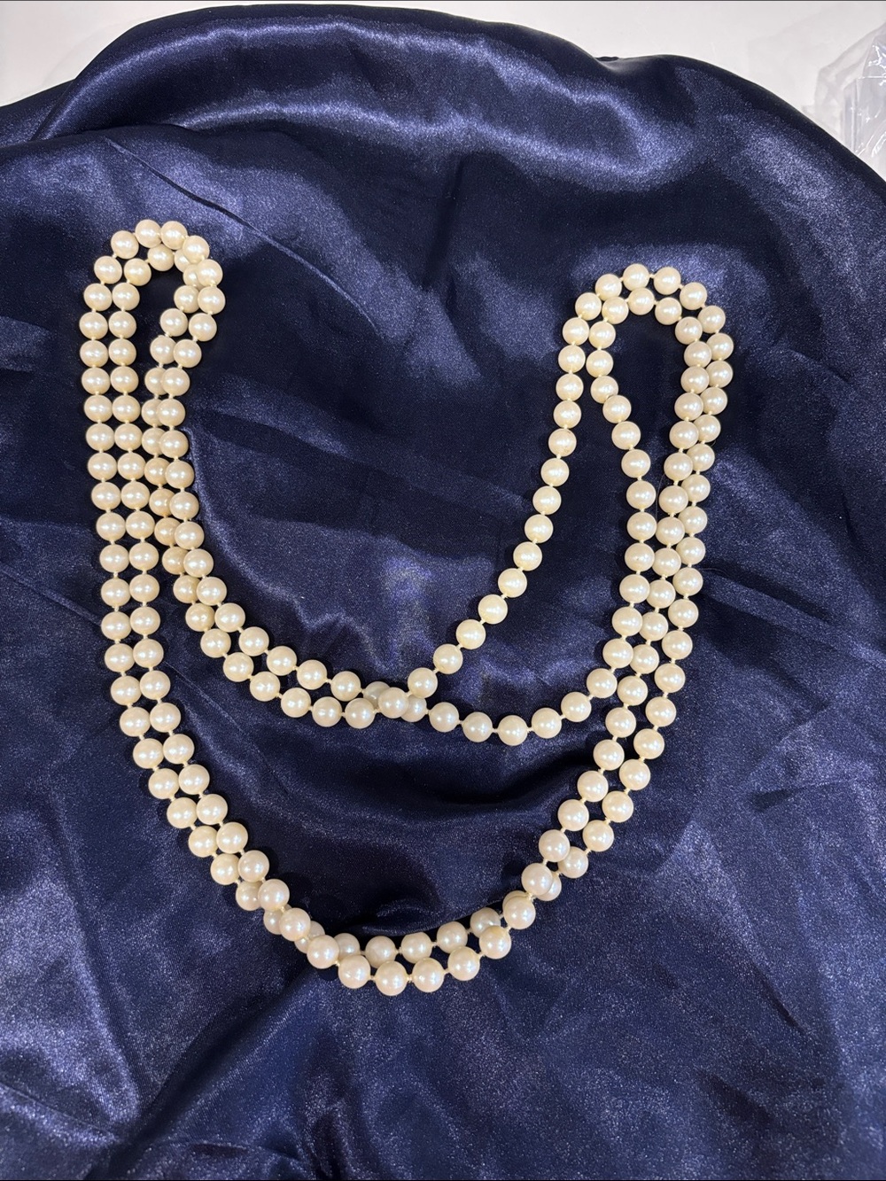 Elegant Ivory Pearl Triple-Strand Necklace - Women Jewelry